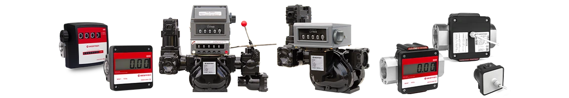 Durchflussmesser und Impulsgeber für Industrieflüssigkeiten